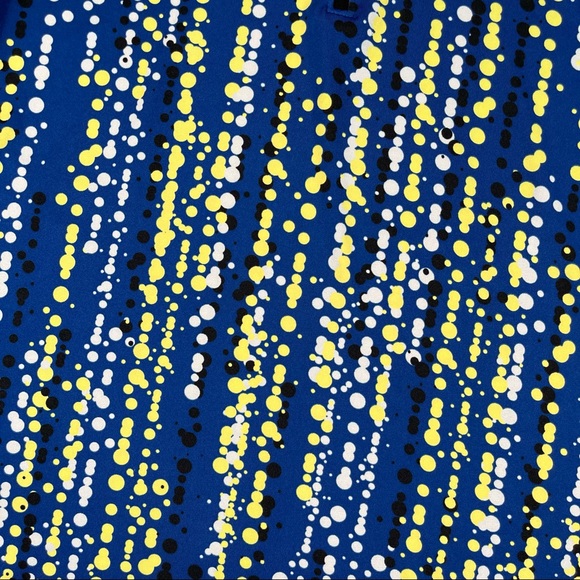 Maggie Lane, no size, Jersey, stretchy silky material, blue with colorful dots - Picture 10 of 12